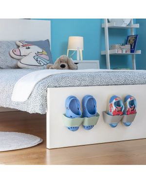 Rangement mural pour Chaussures avec Adhésifs (4 Paires)