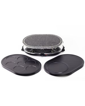 Raclettegerät 8 Personen 3 in 1 Ohmex OHM-GRIL-4004