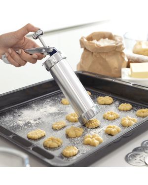 Gebäckpresse mit 20 Schablonen
