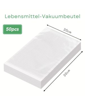 50 wiederverwendbare Vakuumbeutel - 20 x 30 cm