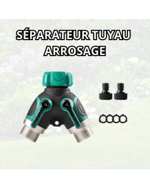 Séparateur de tuyau d'arrosage en Y 3/4 pouce EU