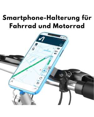 Telefonhalterung für Motorrad und Fahrrad