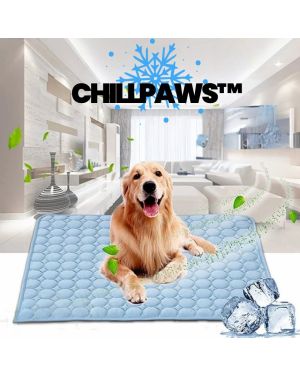 ChillPaws™ – Tapis Rafraîchissant Lavable pour Chiens et Chats (100 x 70 cm)
