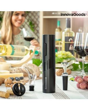 Elektrischer Korkenzieher mit Zubehör für Wein