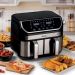 Air Fryer Fritteuse Ariete Doppelte Schubladen 9L