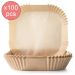 Lot de 100 Papiers pour Air Fryer et Four