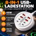 8-in-1 USB-Ladestation