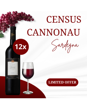 12 bouteilles Census Cannonau Sardegna