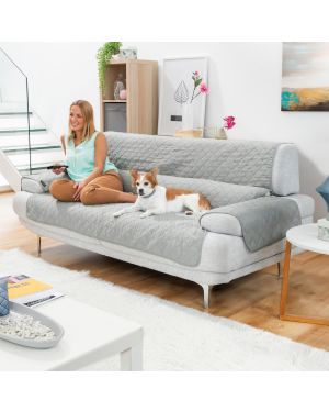 Reversible Schutzabdeckung für 3er-Sofas