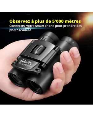 Jumelles longues portées EagleView Pro™ avec Support Téléphone