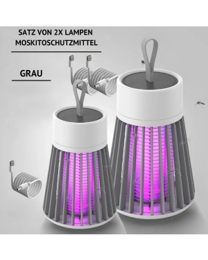 Set aus 2 Zapper™ Anti-Mücken-Lampen