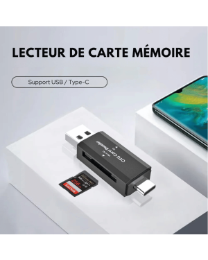 Lecteur de Carte SD TF - USB-C