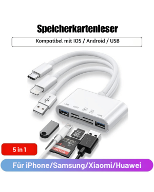 5-in-1-Speicherkartenleser