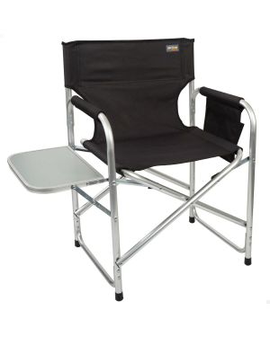 Chaise de Camping Pliable avec Table Amovible