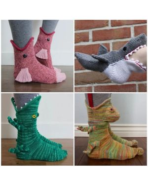 Animals Cartoon Creative Socken