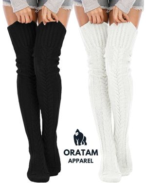 Oratam Supreme 2-Paar-Set hochgeschnittene Socken
