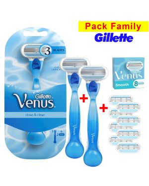 Family Pack Rasierer Gillette Venus Smooth