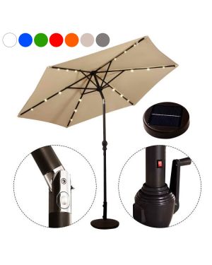 Parasol inclinable 350 cm Avec ou Sans LED