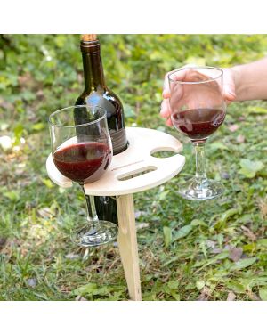 Table à Vin Pliante et Portable pour l'Extérieur