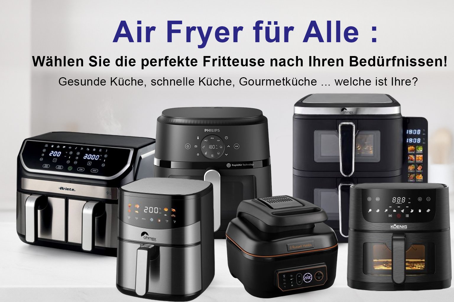 Banner Fritteuses Air Fryer