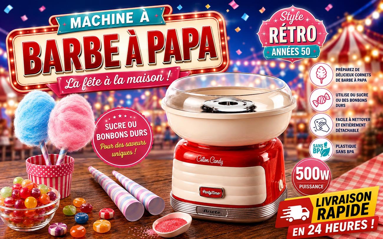  Machine à barbe à papa