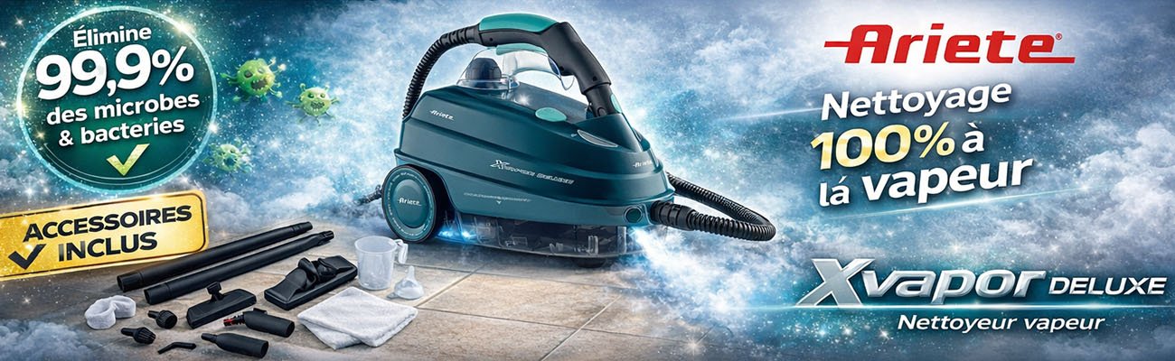  Nettoyeur vapeur Ariete XVapor Deluxe