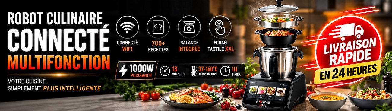  Robot Culinaire Multifonction Connecté